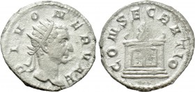 DIVUS NERVA (Died 98). Antoninianus. Rome. Struck under Trajanus Decius.