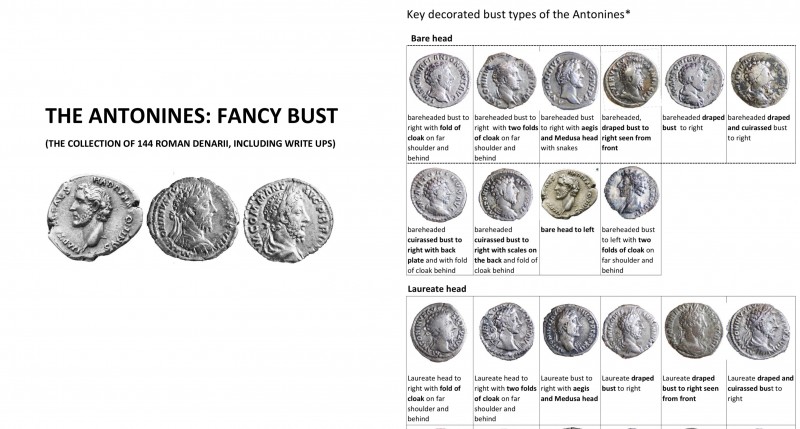 A Collection of Fancy Busts of the Antonine Dynasty.

Obv: See PDF file below....
