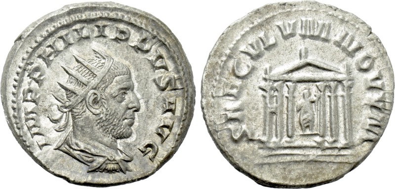 PHILIP I THE ARAB (244-249). Antoninianus. Rome. Saecular Games/1000th Anniversa...