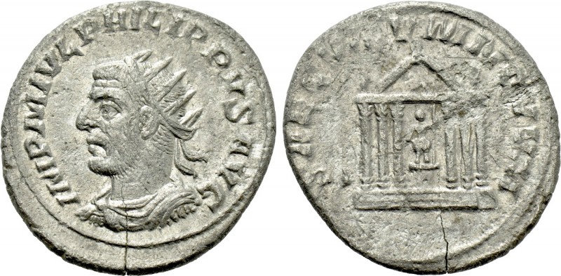 PHILIP I THE ARAB (244-249). Antoninianus. Antioch. Saecular Games/1000th Annive...