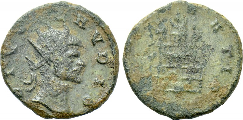 DIVUS CLAUDIUS II GOTHICUS (Died 270). Antoninianus. Cyzicus. 

Obv: DIVO CLAV...