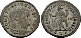 CONSTANTIUS (Caesar, 293-305). Follis. Aquileia.