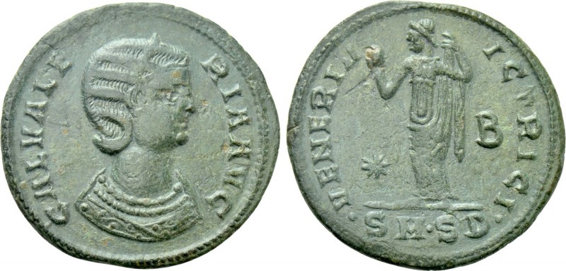 GALERIA VALERIA (Augusta, 293-311). Follis. Serdica. 

Obv: GAL VALERIA AVG. ...