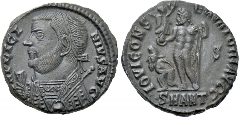 LICINIUS I (308-324). Follis. Antioch. 

Obv: IMP LICINIVS AVG. 
Laureate and...