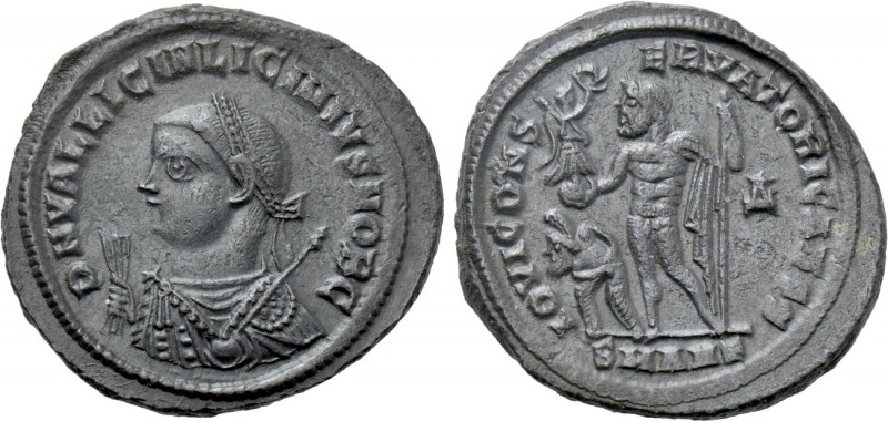 LICINIUS II (Caesar, 317-324). Follis. Antioch. 

Obv: D N VAL LICIN LICINIVS ...