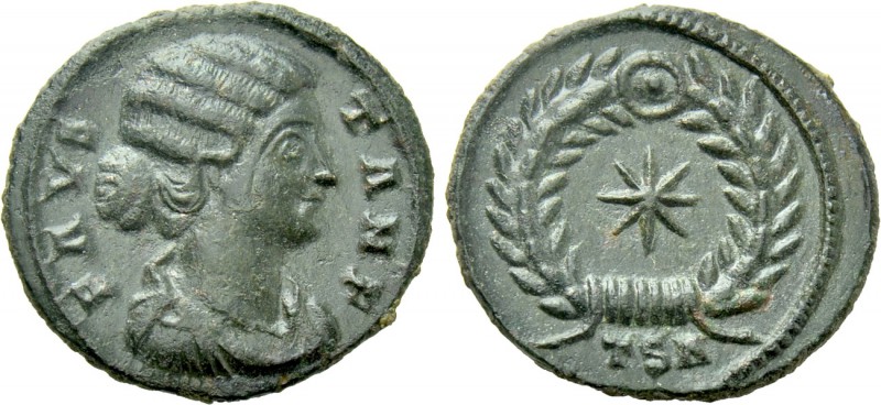 FAUSTA (As nobilissima femina, 307-324). Follis. Thessalonica.

Obv: FAVSTA N ...