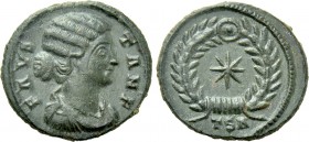 FAUSTA (As nobilissima femina, 307-324). Follis. Thessalonica.