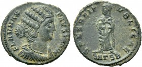 FAUSTA (Augusta, 324-326). Follis. Thessalonica.