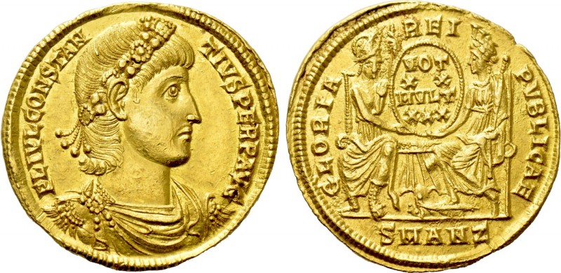 CONSTANTIUS II (337-361). GOLD Solidus. Antioch.

Obv: FL IVL CONSTANTIVS PERP...