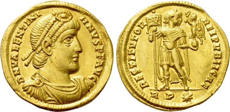 VALENTINIAN I (364-375). GOLD Solidus. Rome.

Obv: D N VALENTINIANVS P F AVG....