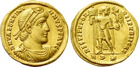 VALENTINIAN I (364-375). GOLD Solidus. Rome.