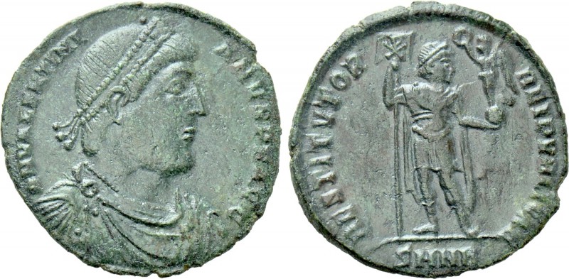 VALENTINIAN I (364-375). Ae. Nicomedia. 

Obv: D N VALENTINIANVS P F AVG. 
Pe...