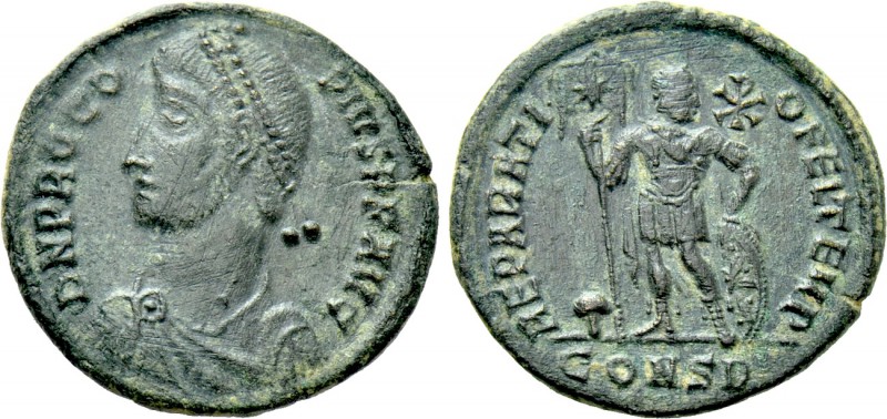 PROCOPIUS (Usurper, 365-366). Ae. Constantinople. 

Obv: D N PROCOPIVS P F AVG...