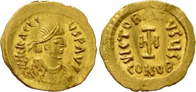 HERACLIUS (610-641). GOLD Tremissis. Constantinople.