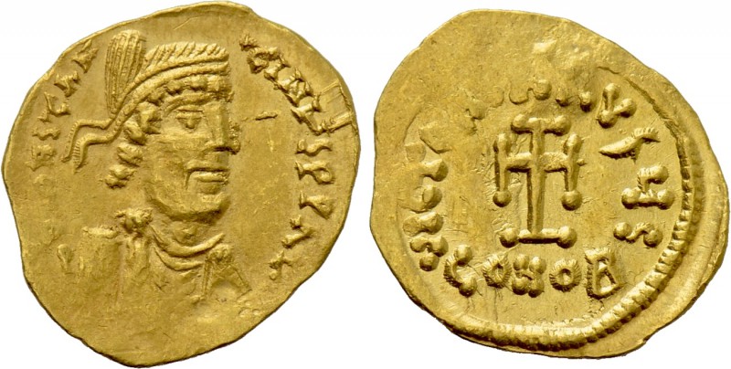 CONSTANTINE IV POGONATUS (668-685). GOLD Tremissis. Constantinople. 

Obv: δ N...
