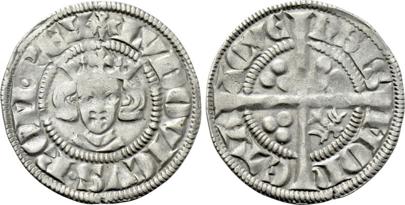 GERMANY. Aachen. Ludwig IV der Bayer (1317-1347). Sterling. 

Obv: LVDOVICVS R...