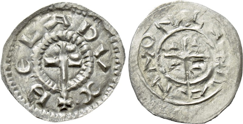 HUNGARY. Béla I (I. Béla) (Duke, 1048-1060). Denar. 

Obv: + BЄLA DVX. 
Short...