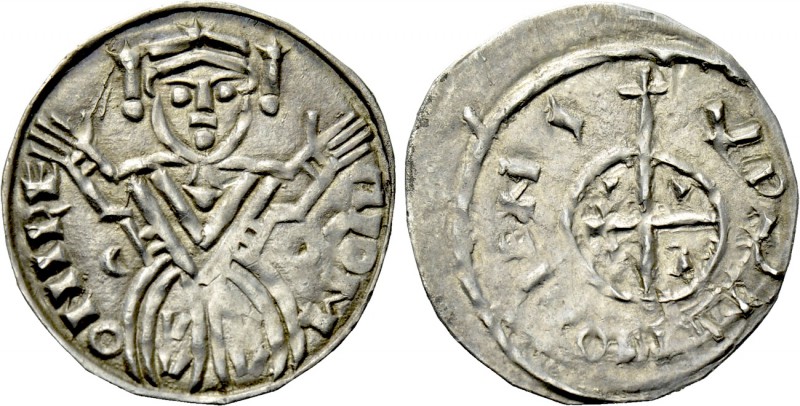HUNGARY. Solomon (Salamon) (1063-1074). Denar. 

Obv: ALOMONI RE. 
Solomon se...