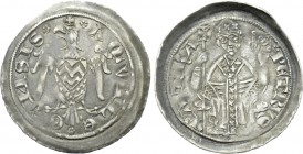 ITALY. Aquileia. Pietro (1299-1301). Denaro.