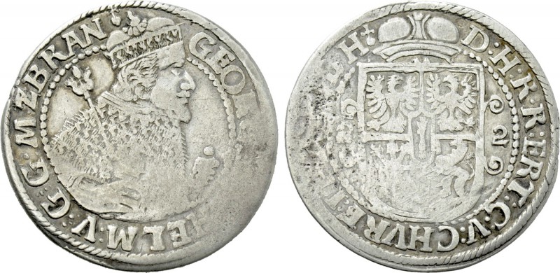 GERMANY. Brandenburg. Georg Wilhelm (1619-1640). Ort (1622). Königsberg. 

Obv...