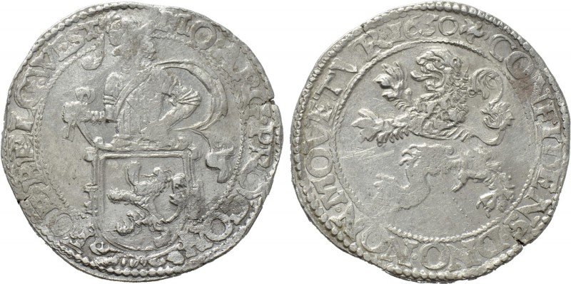 NETHERLANDS. West Friesland. Lion Dollar or Leeuwendaalder (1650). 

Obv: MO A...