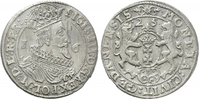 POLAND. Sigismund III Vasa (1587-1632). Ort (1625). Gdansk (Danzig). 

Obv: SI...
