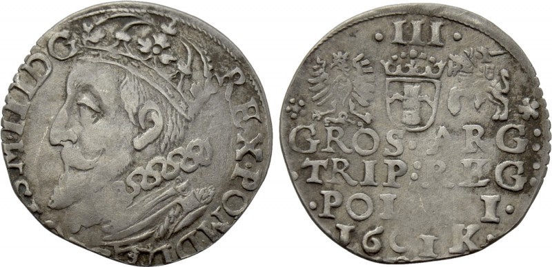 POLAND. Sigismund III Vasa (1587-1632). Trojak (1601). Kraków. 

Obv: SIGISM I...