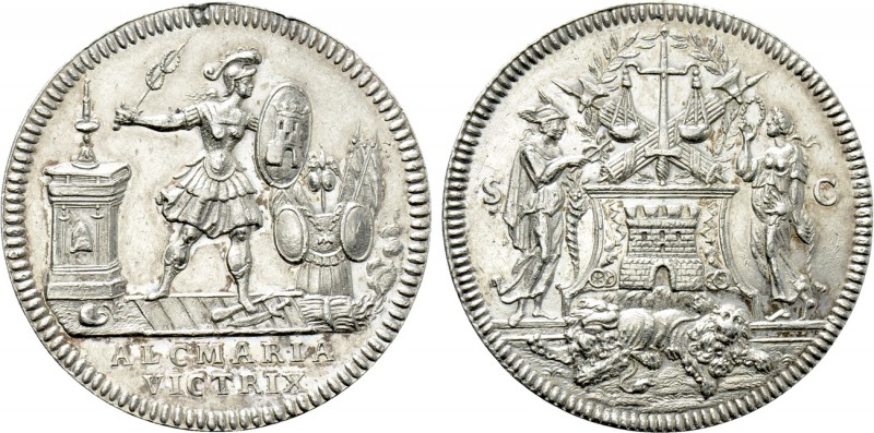 HOLY ROMAN EMPIRE. Leopold I (1657-1705). Silver Medal. By R. Arondeaux. Commemo...