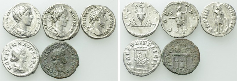 6 Roman Coins; Including Rare Types of Nero and Commodus. 

Obv: .
Rev: .

...