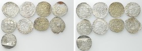 9 Early Dated Coins of the Holy Roman Empire.