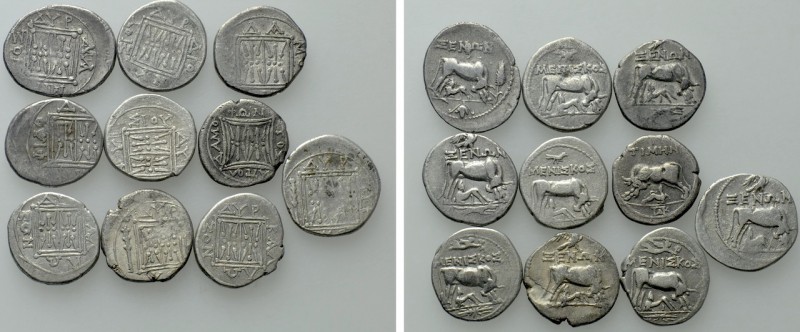 10 Illyrian Drachms. 

Obv: .
Rev: .

. 

Condition: See picture.

Weig...