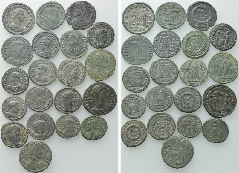 20 Roman Coins. 

Obv: .
Rev: .

. 

Condition: See picture.

Weight: g...