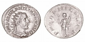 Filipo I. Antoniniano. AR. (244-249). R/P.M. TR.P. III COS. P.P.. 3.86g. RIC.3. MBC+/MBC.