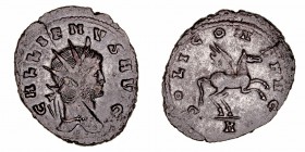 Galieno. Antoniniano. VE. Roma. (253-268). R/SOLI CONS. AVG. Pegaso a la der., en exergo A. 2.94g. RIC.283. Escasa. MBC+.