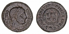 Constantino Magno. Centenional. AE. (307-337). R/D. N. CONSTANTINI MAX. AVG., dentro de la corona VOT / XX, en exergo (P...). 3.00g. RIC.239. MBC.