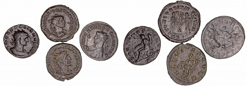 Lotes de Conjunto. Antoniniano. AE. Lote de 4 monedas. Filipo, Probo, Aureliano ...