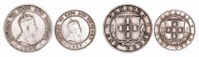 JamaicaEduardo VII. Cuproníquel. Lote de 2 monedas. 1/2 Penny 1907 y Penny 1909. MBC a MBC-.