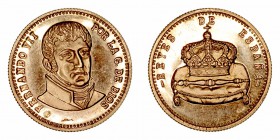 Medalla. AV. Reyes de España, Fernando VII. 6.18g. 22.00mm. EBC.