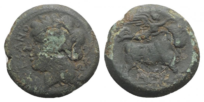 Northern Campania, Suessa Aurunca, c. 265-240 BC. Æ (19mm, 5.61g, 5h). Laureate ...