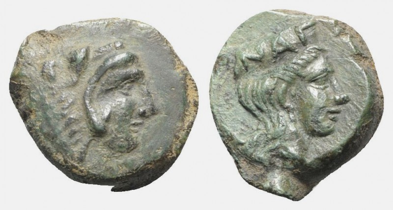 Sicily, Himera as Thermai Himerensis, c. 4th-3rd century BC. Æ (14mm, 3.23g, 7h)...