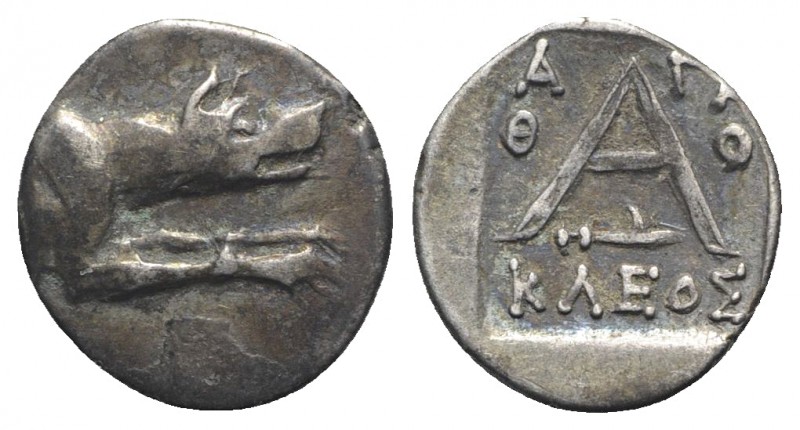 Argolis, Argos, c. 90-40 BC. AR Triobol – Hemidrachm (14mm, 2.29g, 12h). Agathok...