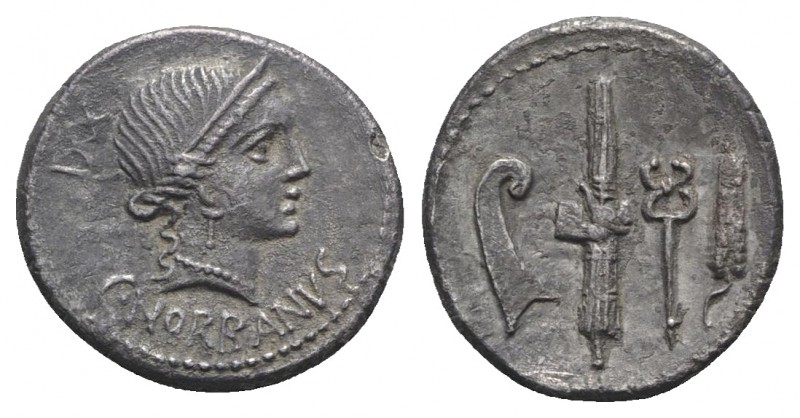 C. Norbanus, Rome, 83 BC. AR Denarius (19mm, 3.90g, 2h). Diademed head of Venus ...