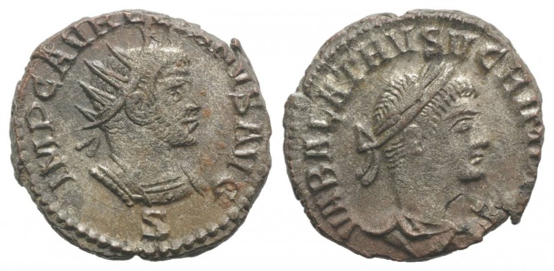 Aurelian and Vabalathus (270-275). Radiate (20mm, 4.12g, 6h). Antioch, 270-2. Ra...