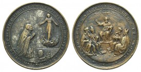 Papal, Pio IX (1846-1878). Æ Extraordinary Medal 1869 (48mm, 52.50g, 12h), F. Speranza. Bartolotti XXIV, 45. EF