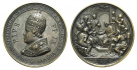 Papal, Pio IX (1846-1878). Æ Extraordinary Medal 1870 (43mm, 40.99g, 12h), C. Moscetti. Bartolotti XXV, 12. Rare, EF