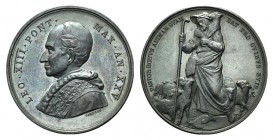 Papal, Leone XIII (1878-1903). Æ Medal 1902 (30mm, 11.65g, 12h). The Good Shepherd. Patrignani 53. Good EF