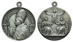 Papal, Pio XI (1922-1939). AR Medal 1929 (47mm, 26.39g, 12h), opus Franz Kissing. CM 199. EF