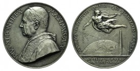Papal, Pio XI (1922-1939). AR Medal 1931 (44mm, 39.59g, 12h), opus A. Mistruzzi. Bart. E 931. EF