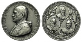 Papal, Pio XI (1922-1939). AR Medal 1937 (44mm, 38.40g, 12h), opus A. Mistruzzi. Pontificia Accademia delle Scienze. Bart. E 937. EF