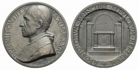 Papal, Pio XII (1939-1958). Æ Medal 1952 (44mm, 31.34g, 12h), opus A. Mistruzzi. Il Sepolcro di San Pietro. Bart. E 952. EF